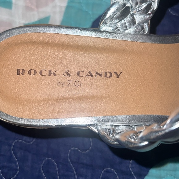 Rock and Candy silver slides - Picture 3 of 5